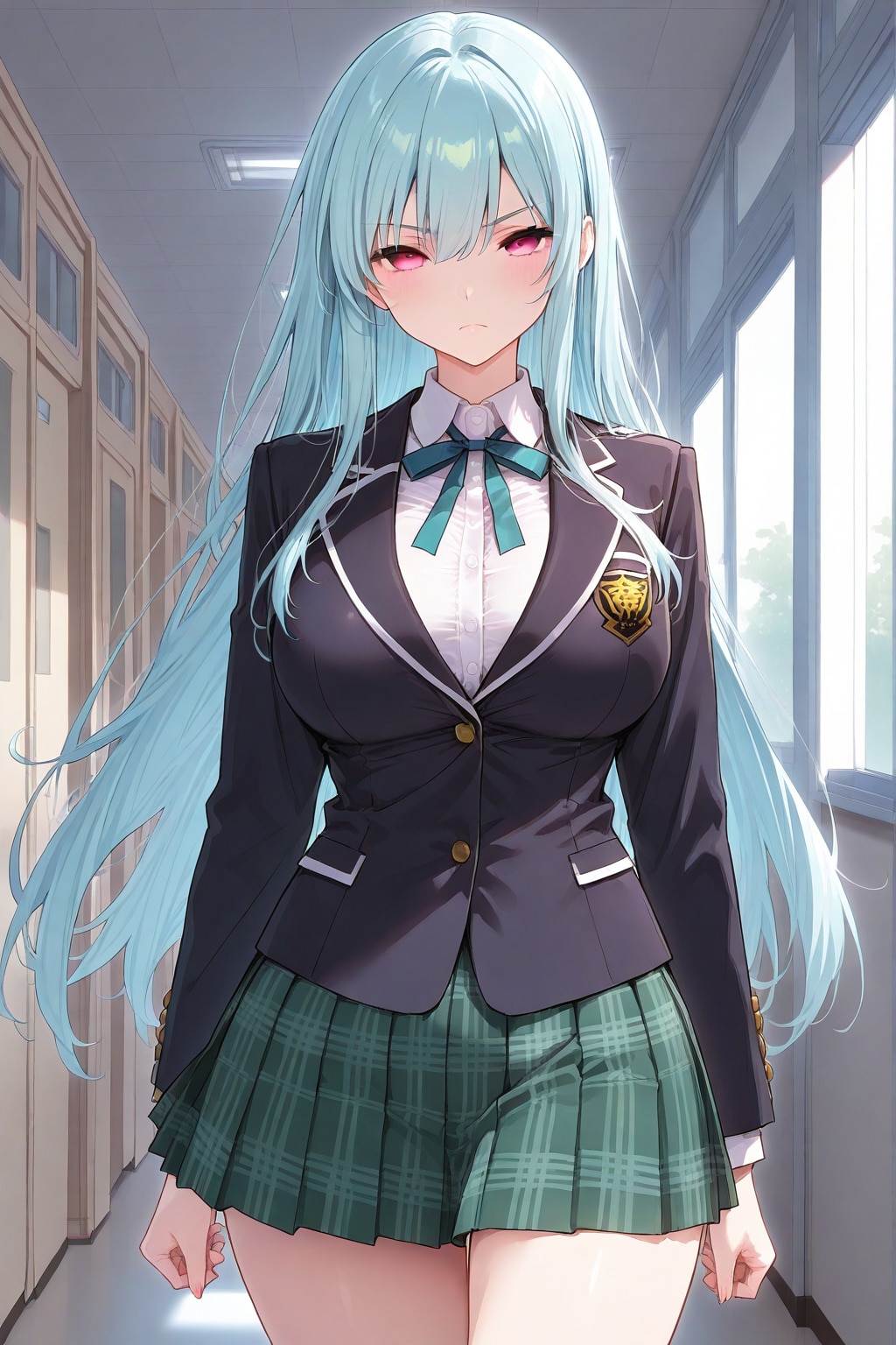 母の体質が励起し始めた水色髪ちゃん