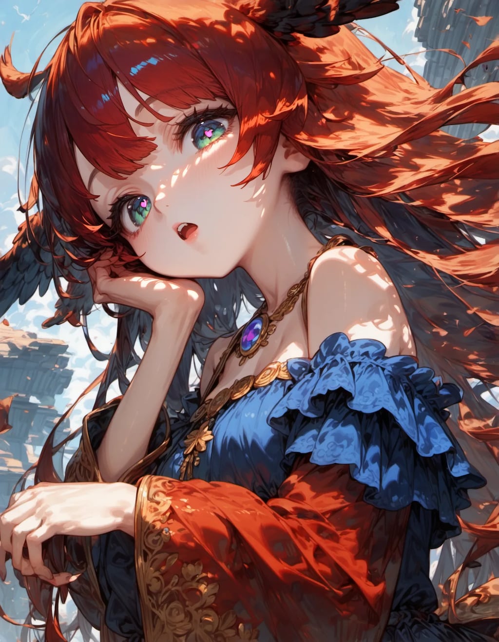 Crimson Feathers