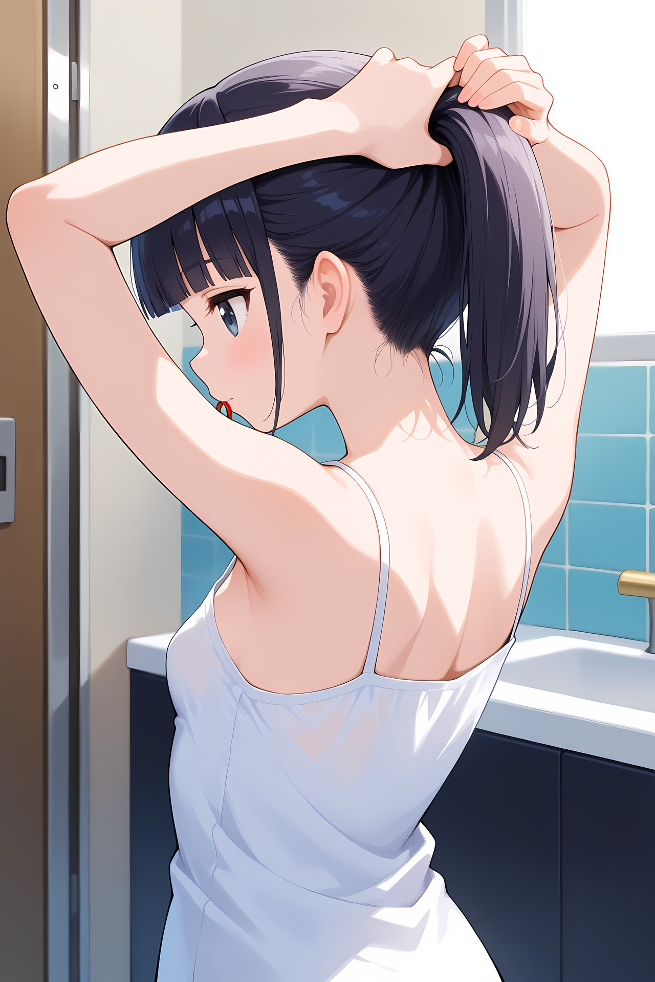 髪を結う