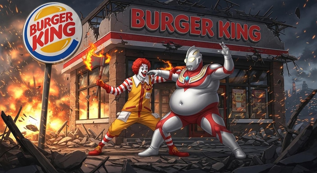 ドナルド🆚太ったウルトラマン