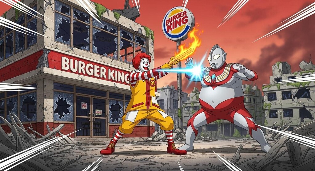 ドナルド🆚太ったウルトラマン