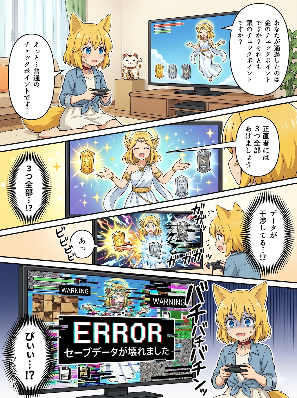 正直者はバグを見るキツネ