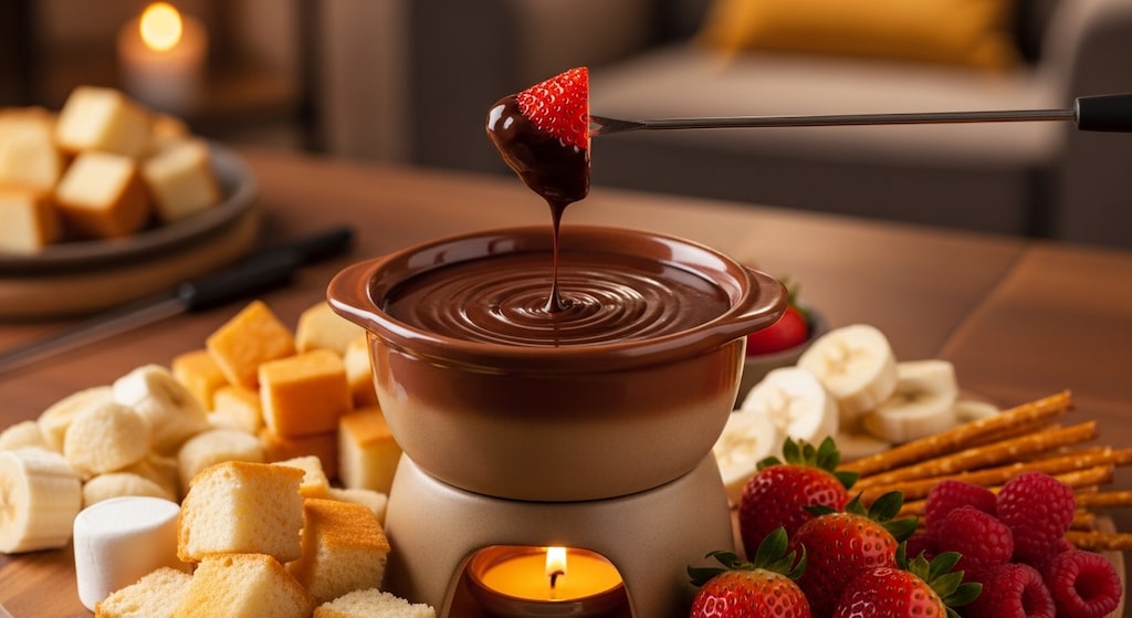 チョコフォンデュ