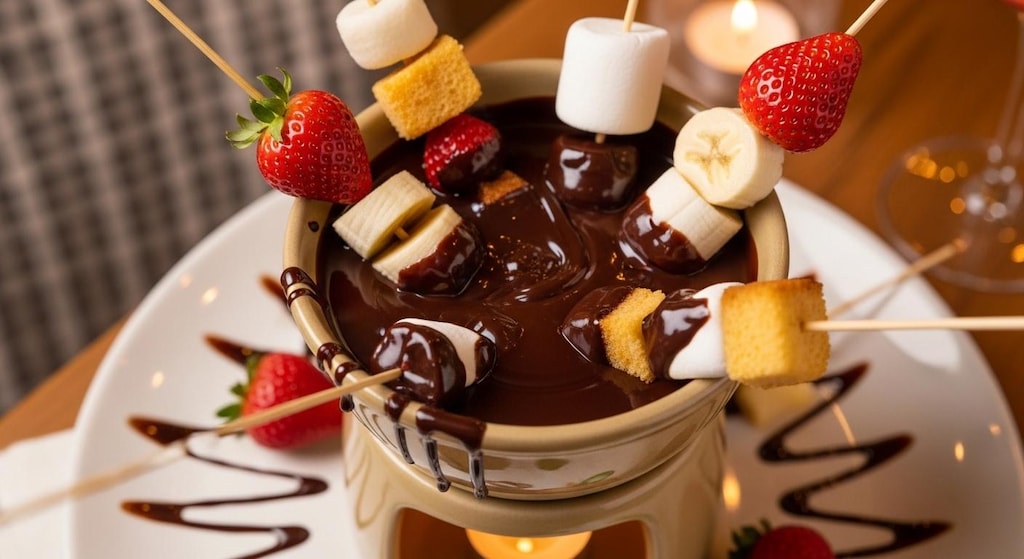 チョコフォンデュ