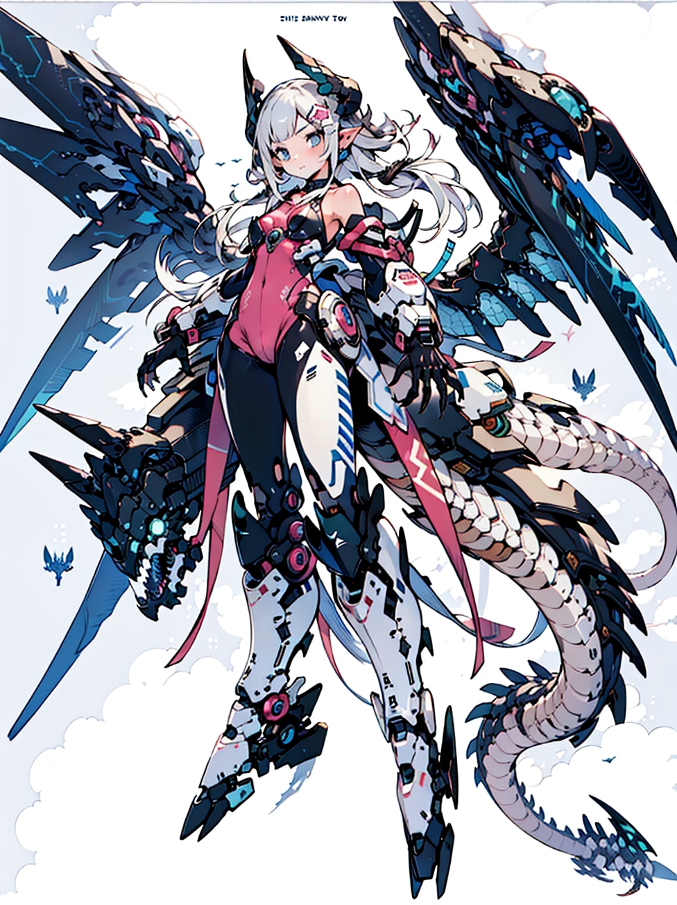 メカ娘　ドラゴン型 | の人気AIイラスト・グラビア