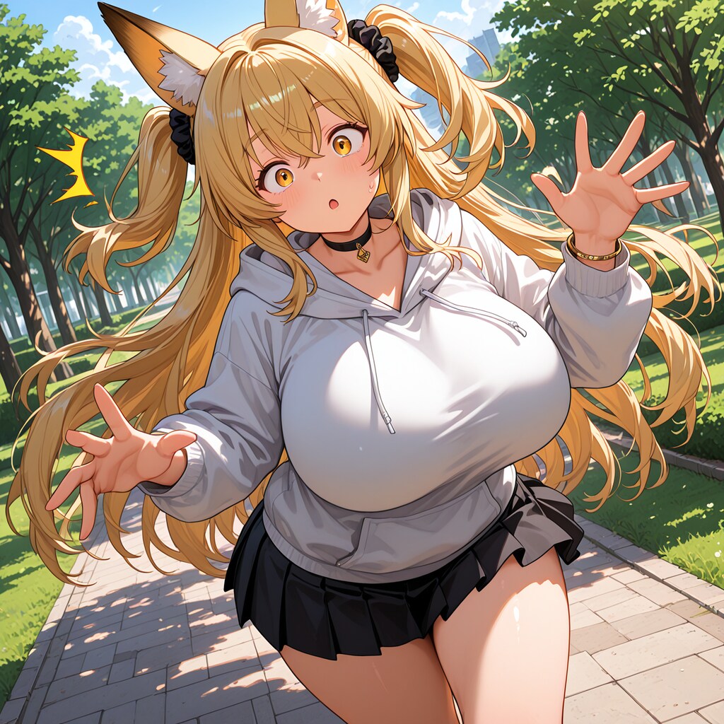 鳴江えるなちゃんと身体が混じってしまったミラゴールディちゃん