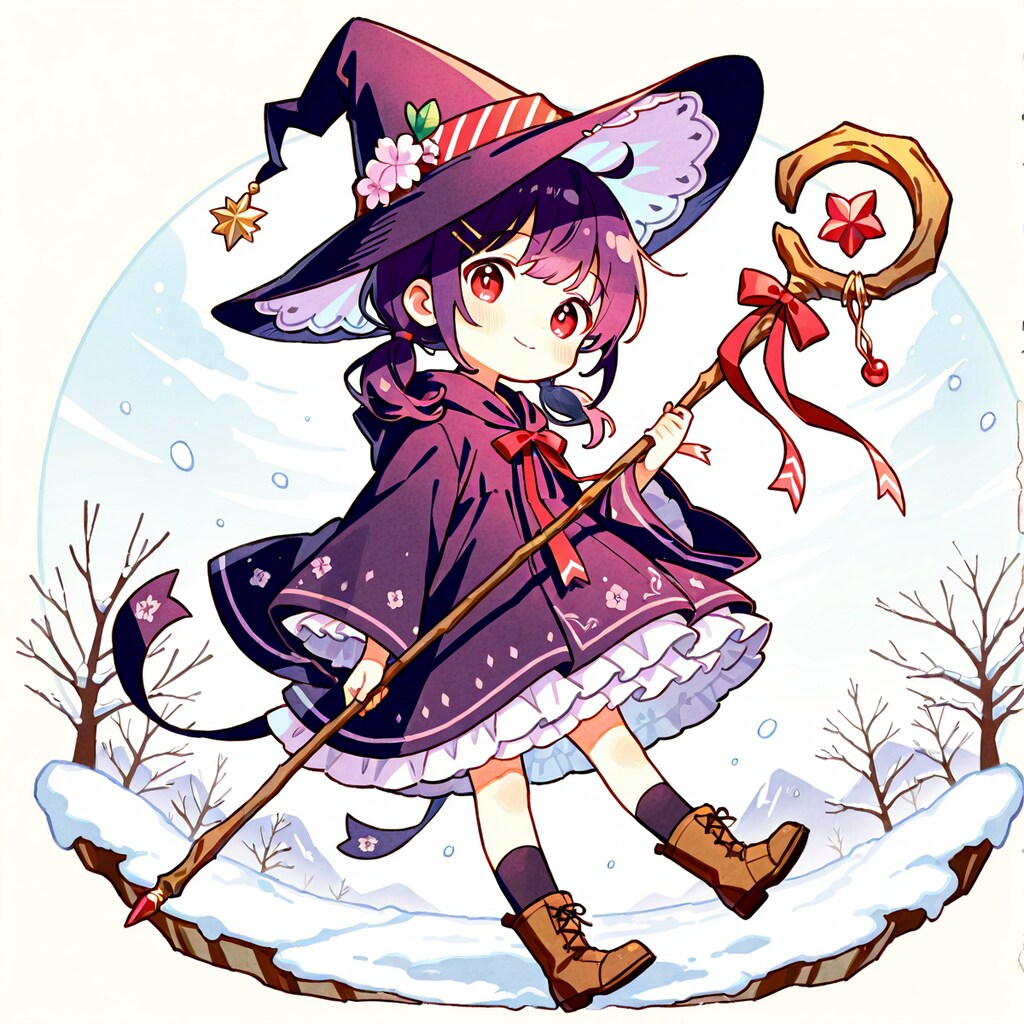 春を待つ魔法使いちゃん