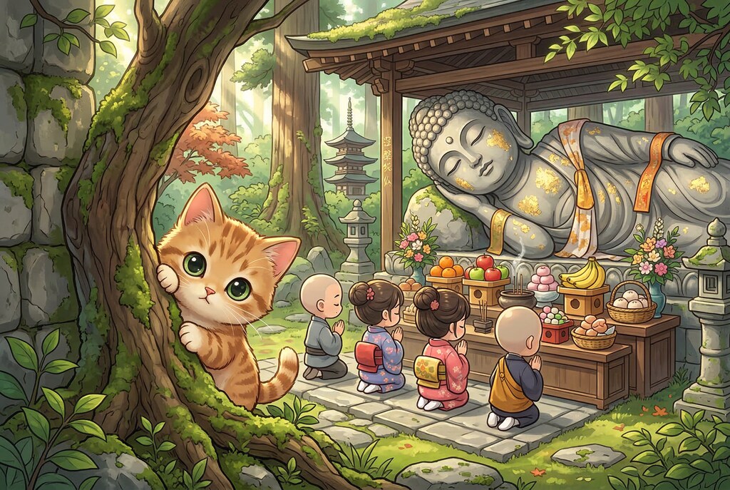 御仏や寝てござつても花と銭