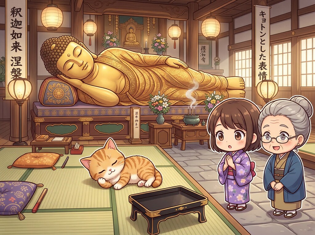 御仏や寝てござつても花と銭