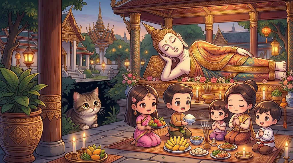 御仏や寝てござつても花と銭