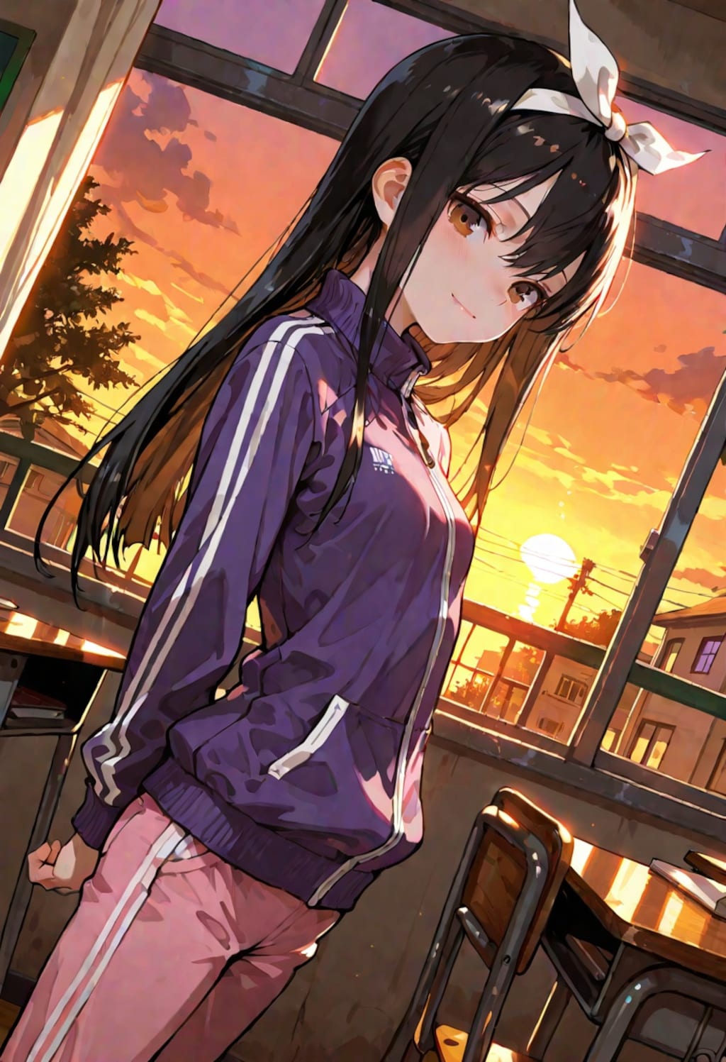 彼女がジャージを着てくる日は