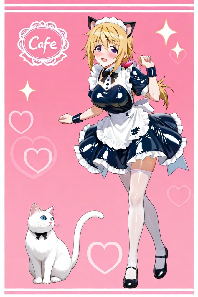 シャルロット・デュノア　メイド服2