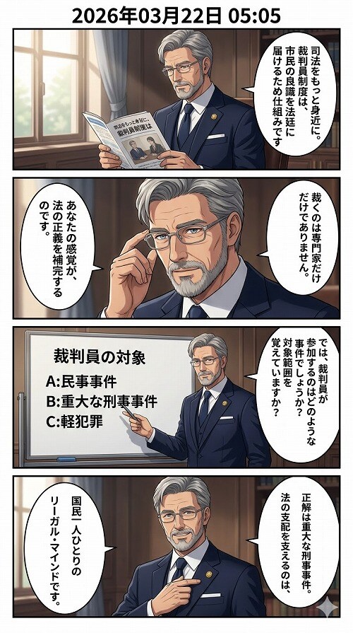 日曜日「リーガル・マインド」