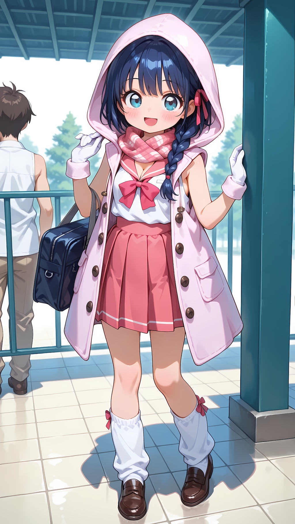 冬服もスリーブレス
