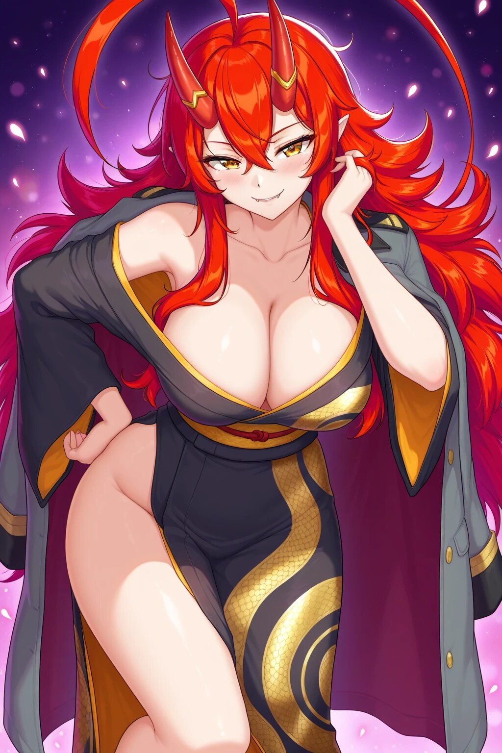 色気を振りまく