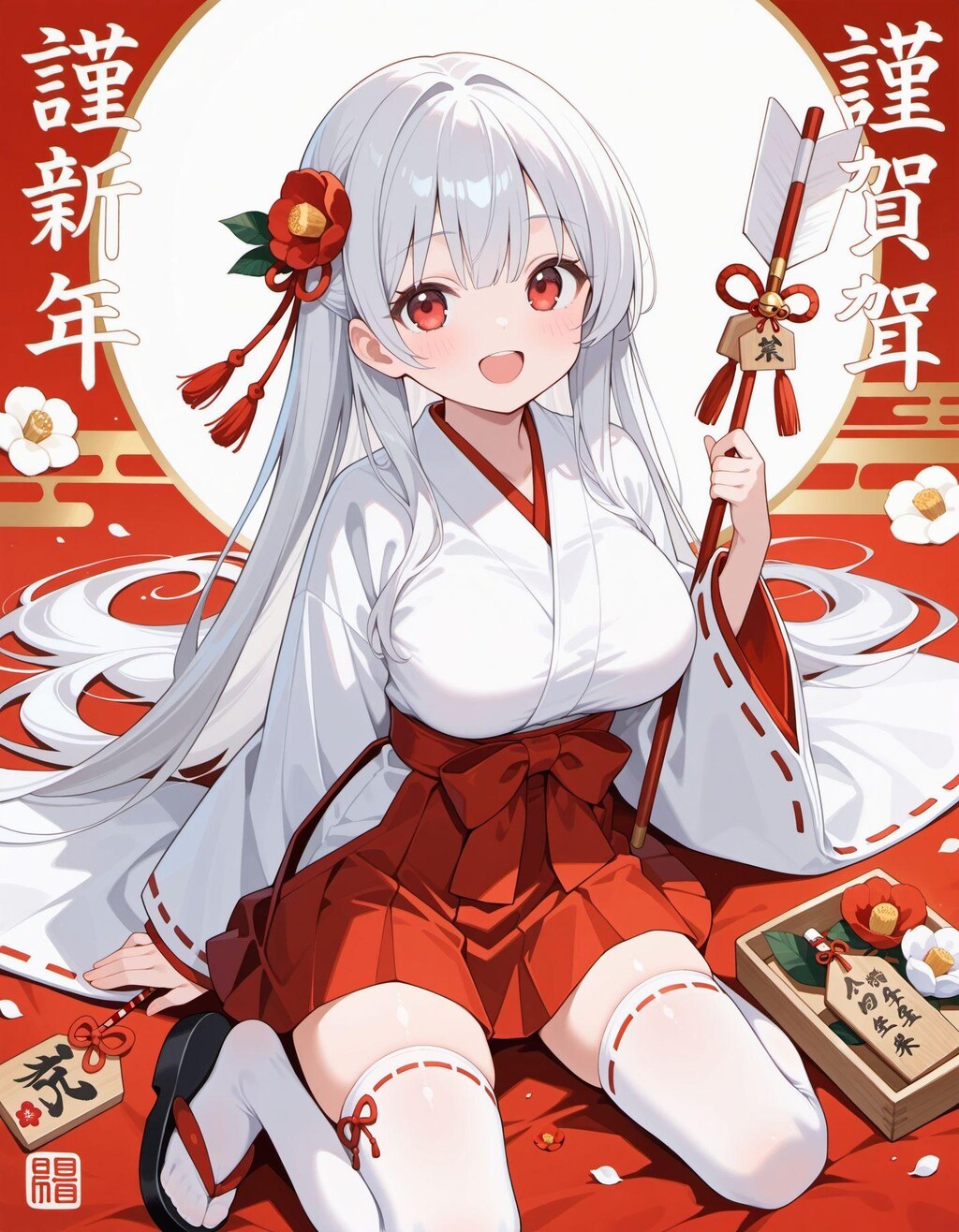 年賀みこさん