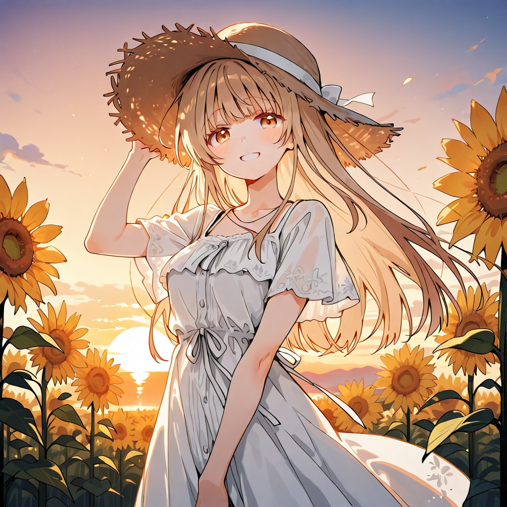 ひまわりきれいですね