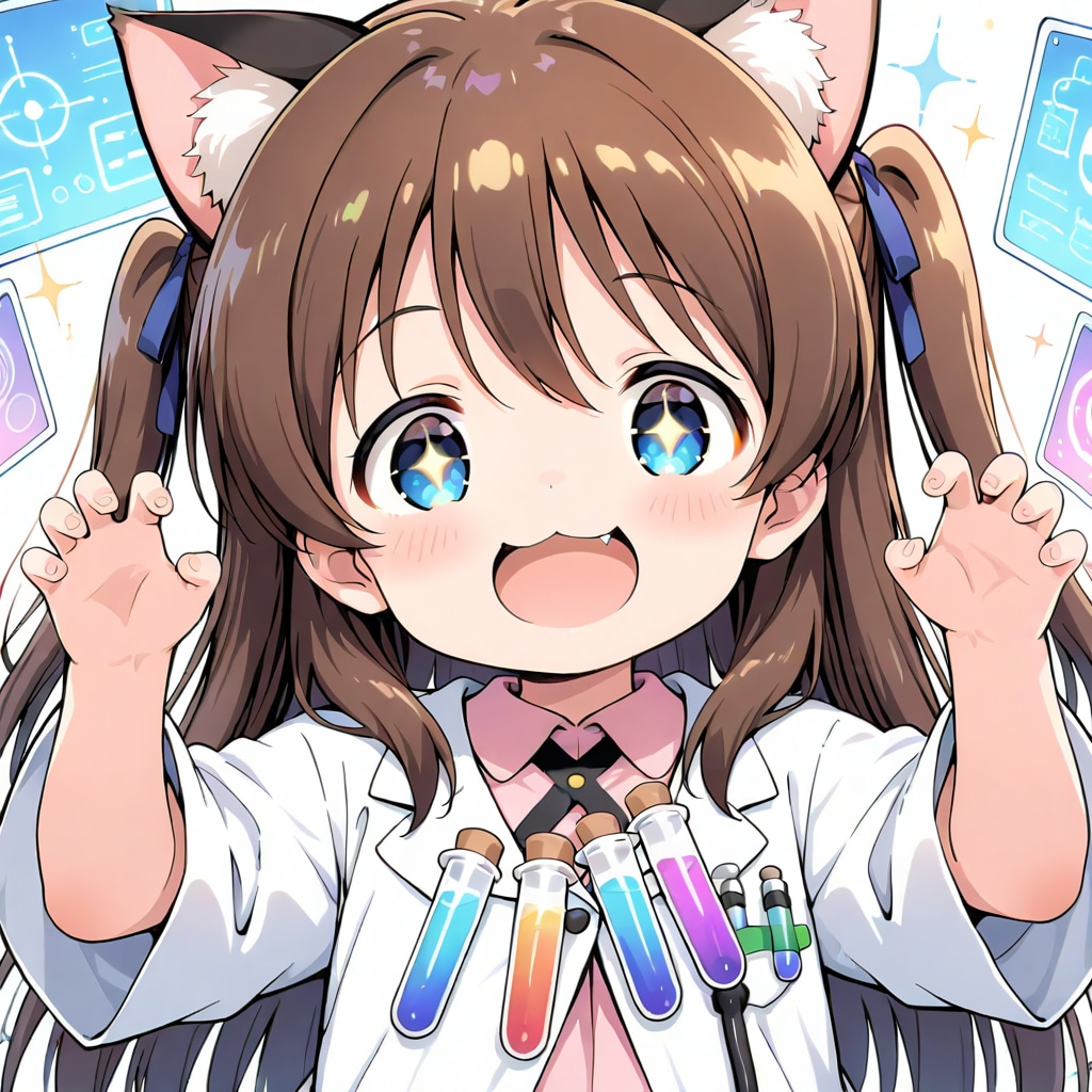 サイエンティストな小さな女の子