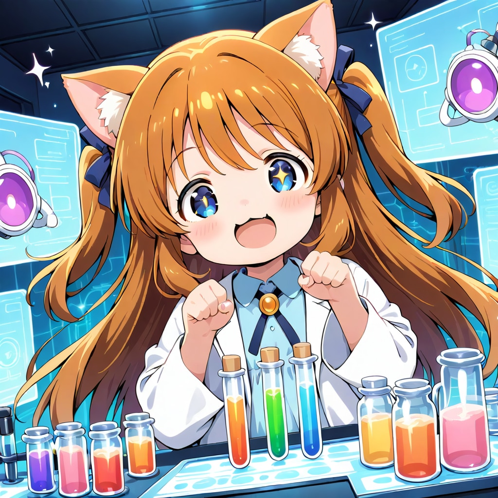 サイエンティストな小さな女の子