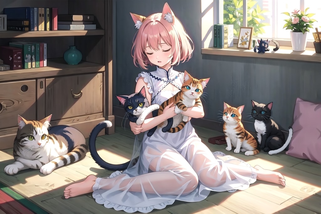 猫　猫　猫　猫　猫　少女