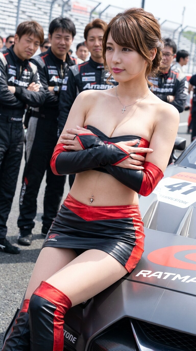 人妻レースクイーン