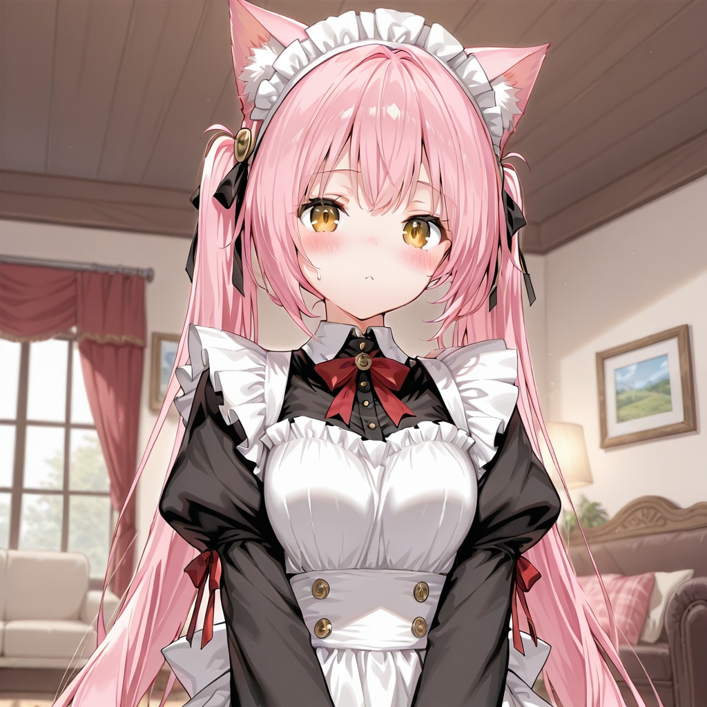 猫耳メイドさん