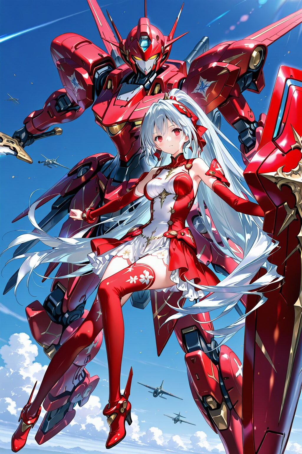 お姫様とメカ騎士