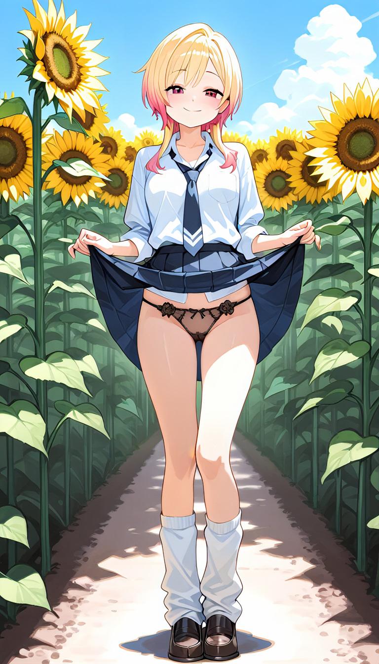 ひまわり畑の君