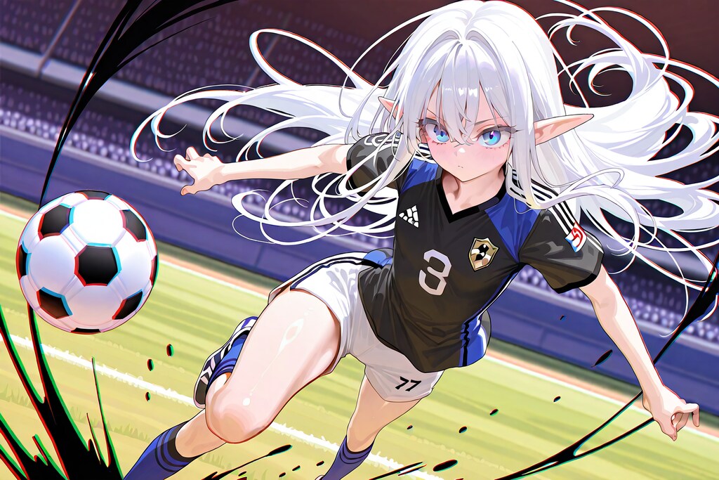 エルフなLILYちゃん。※別衣装＋サッカーver