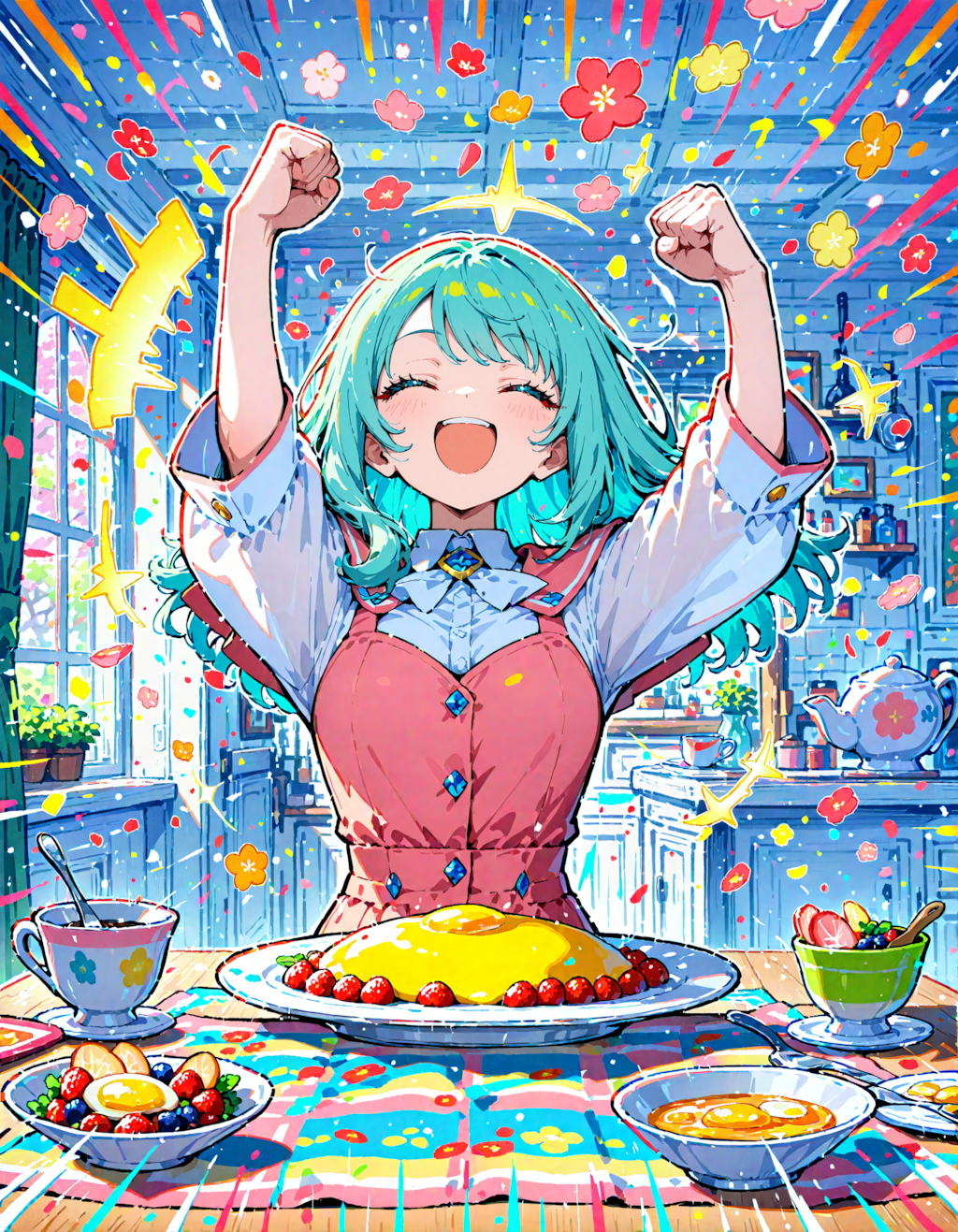 今日はガッツポーズの日。しっかりいい朝食の日　その７