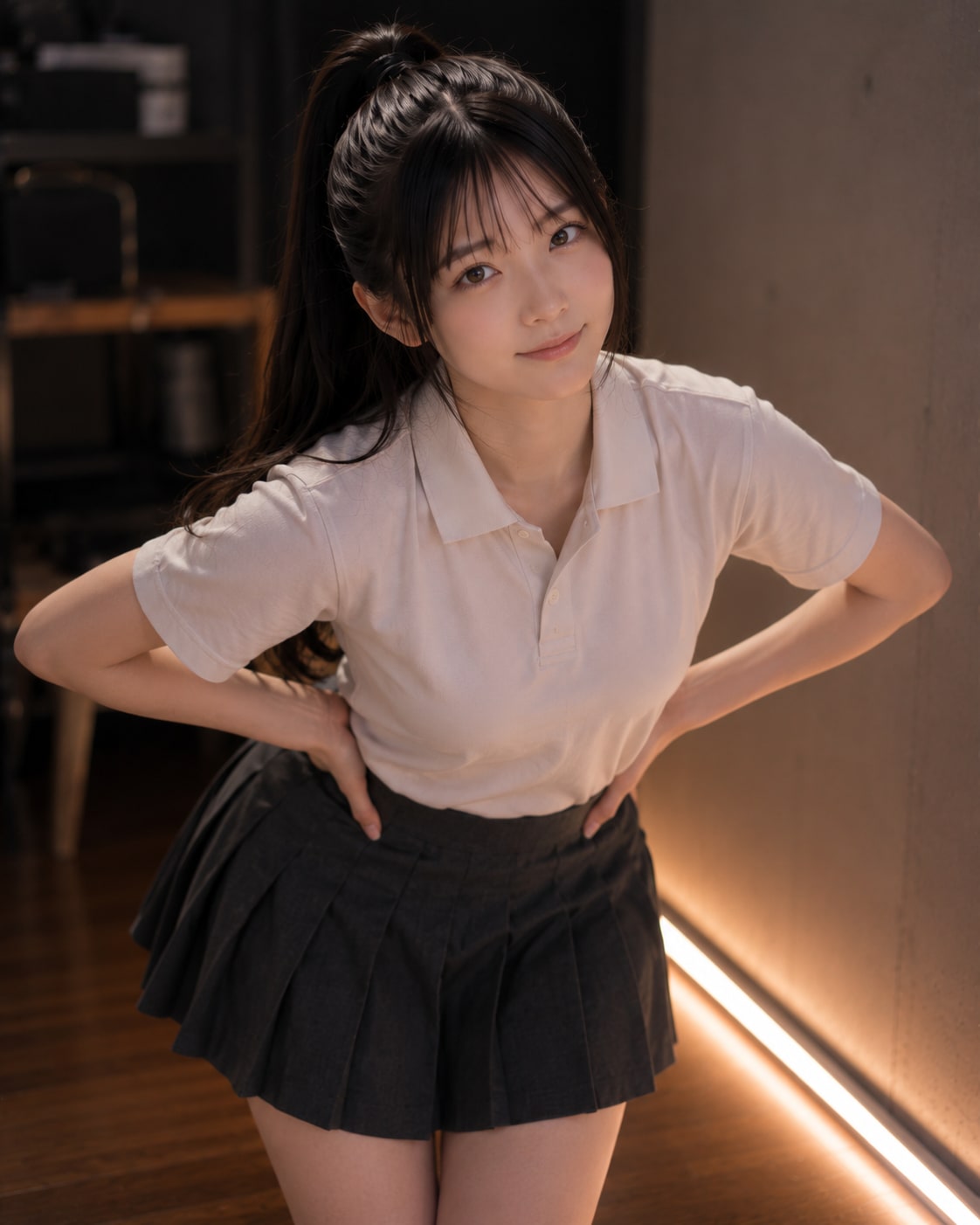 制服オナ