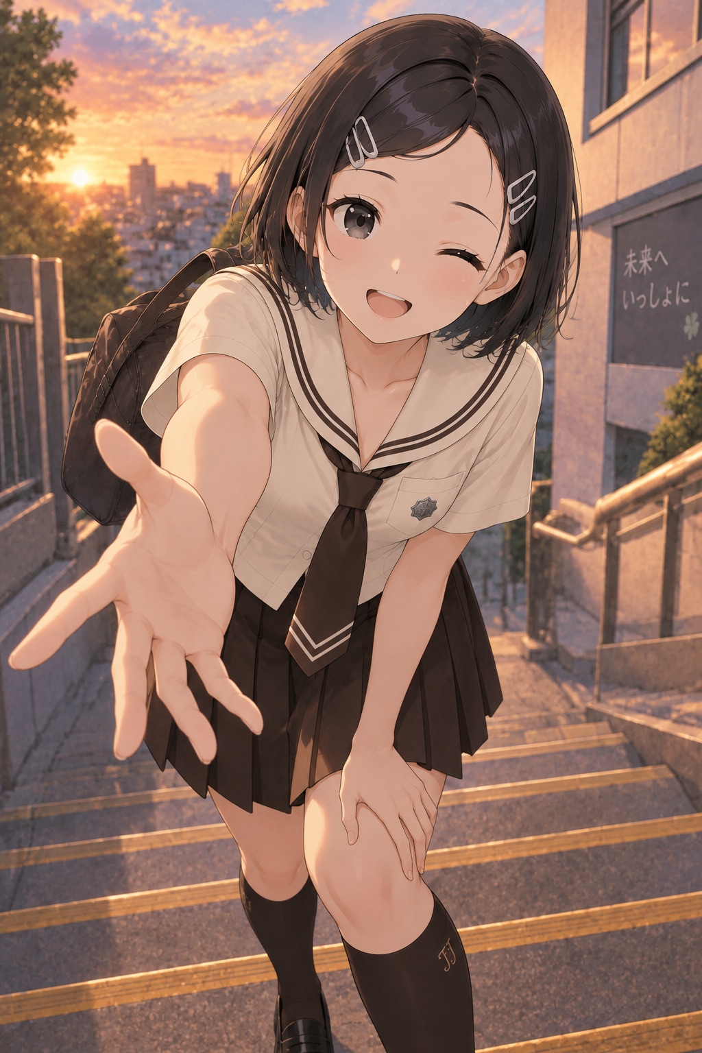 架空制服女子５６　真央ちゃん | の人気AIイラスト・グラビア