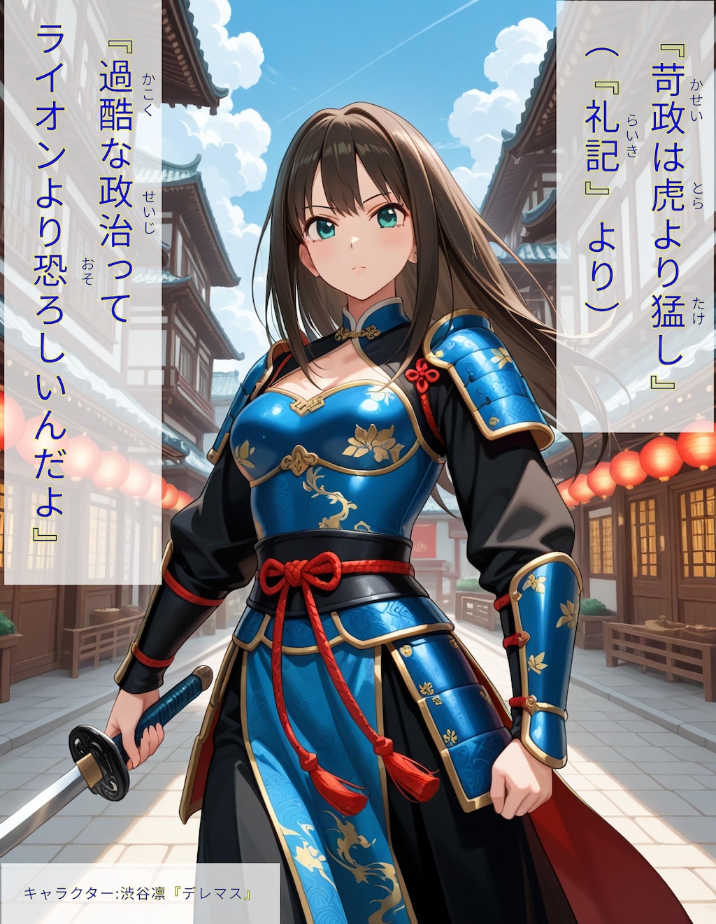 アイマスAI絵×古典