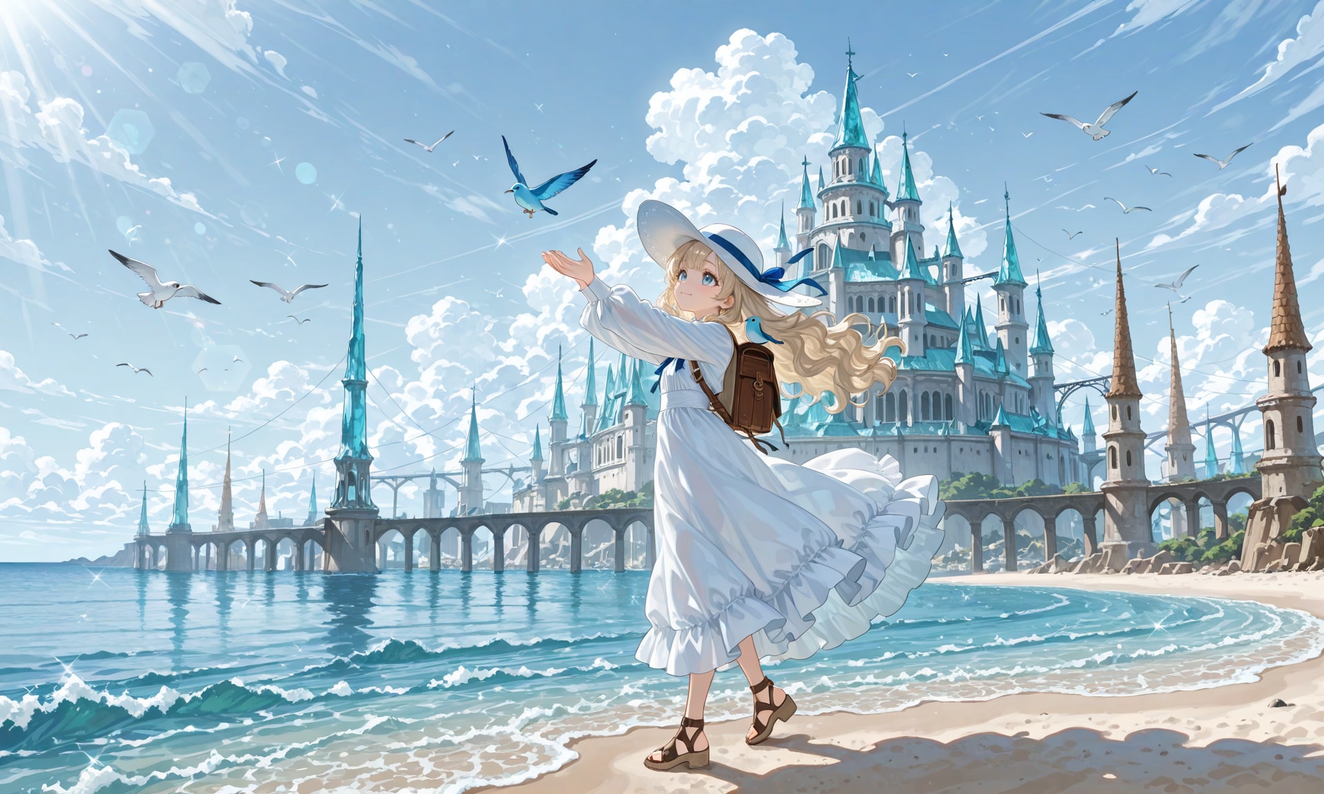 海の王都 | の人気AIイラスト・グラビア