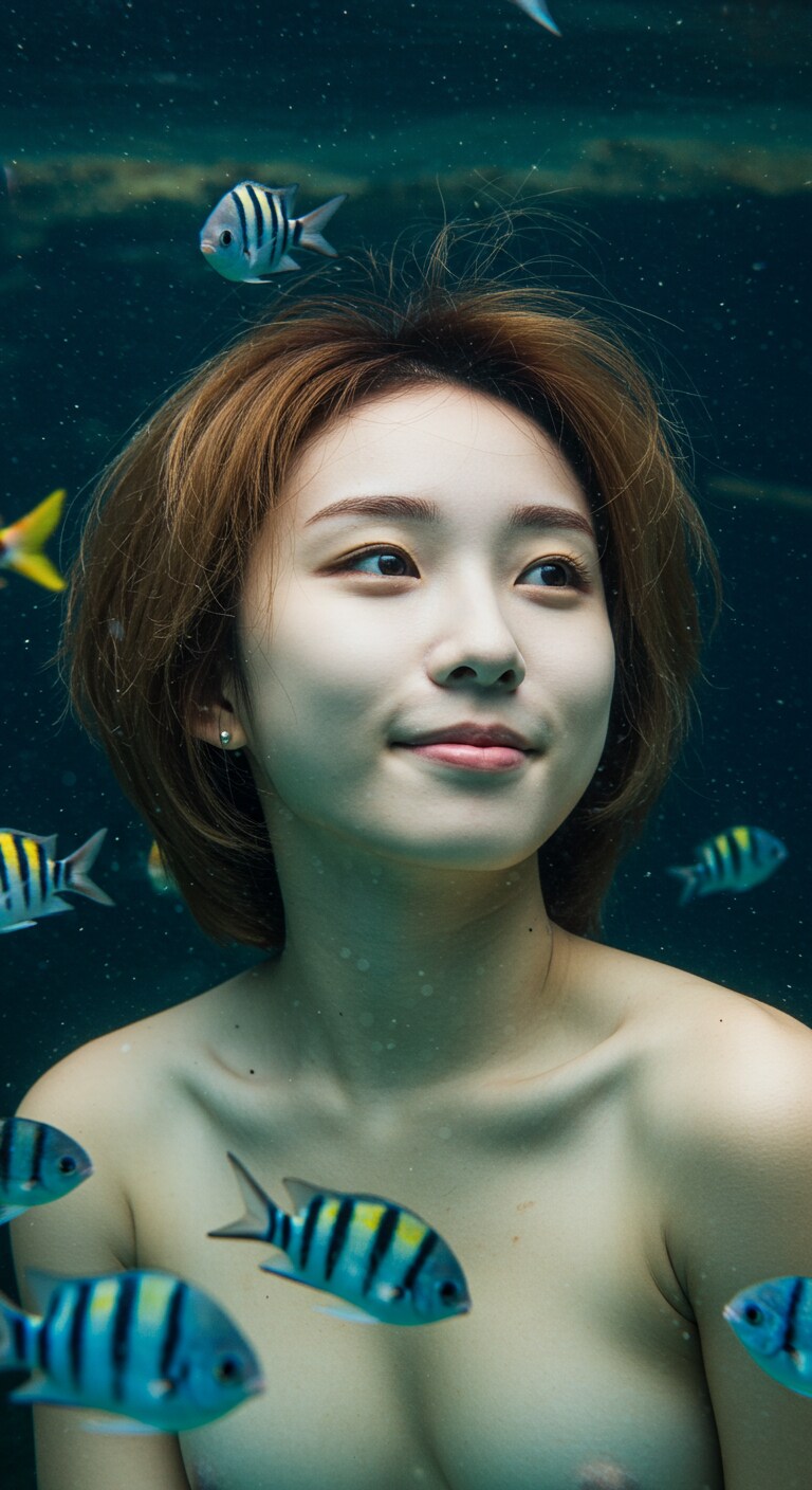 ただポロリ水中2