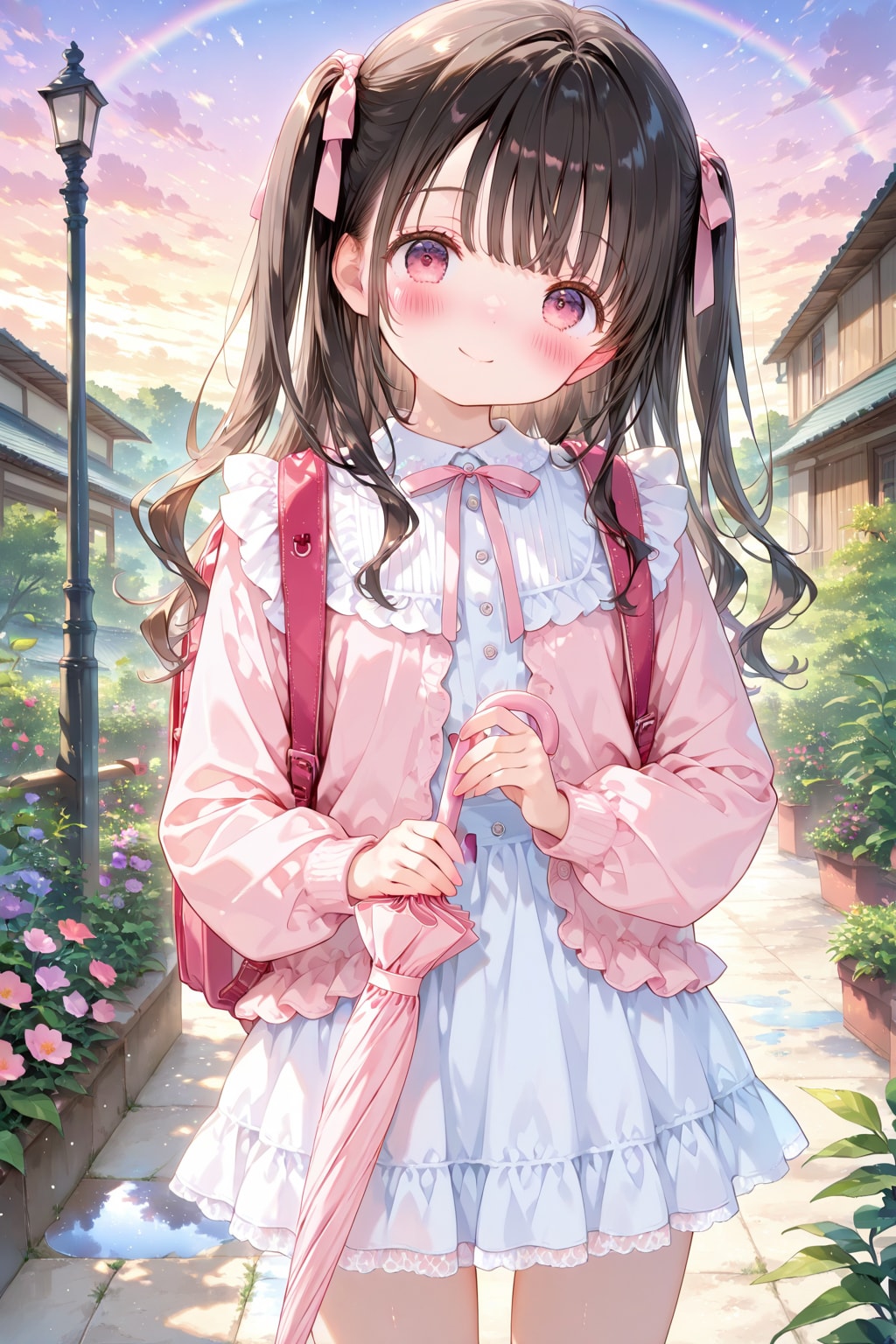 雨上がりの月ちゃん