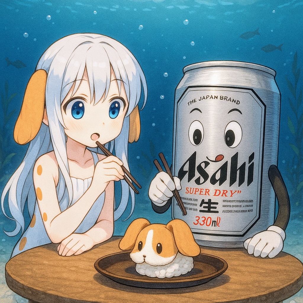 チンアナゴの小さな女の子