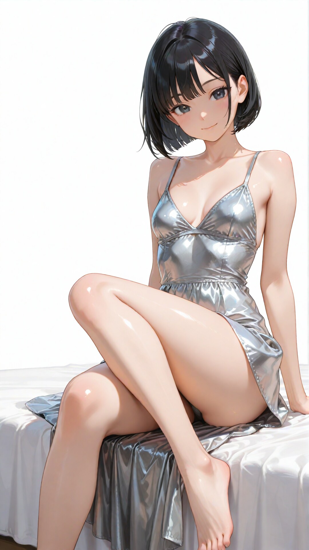銀ドレス！！