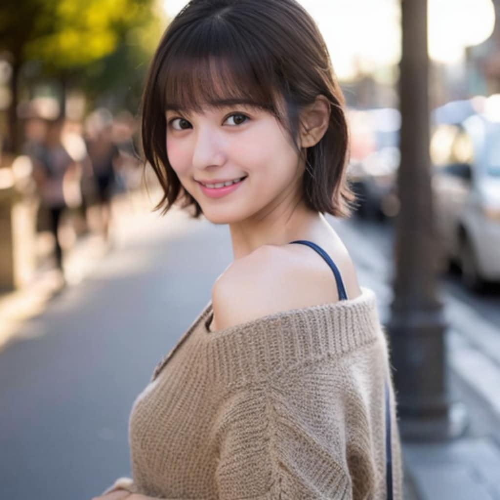 美女ポートレート-秋-6