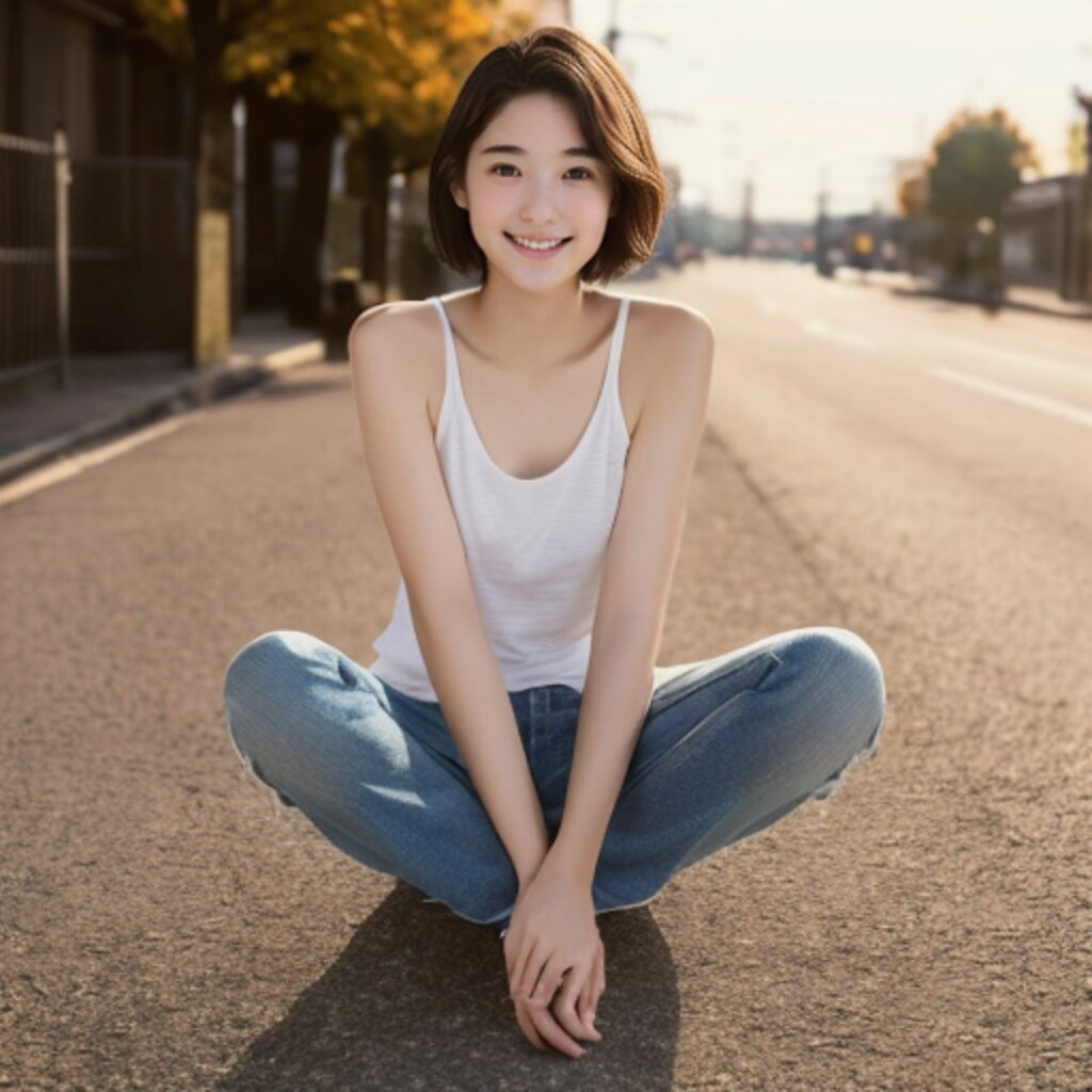 美女ポートレート-秋-6