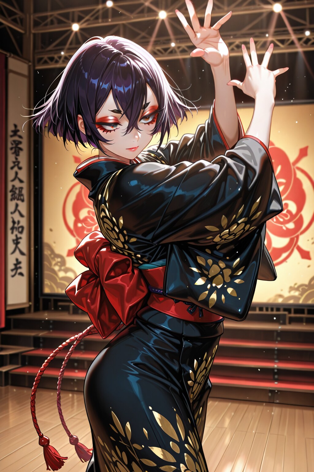 歌舞伎娘の演舞❣️