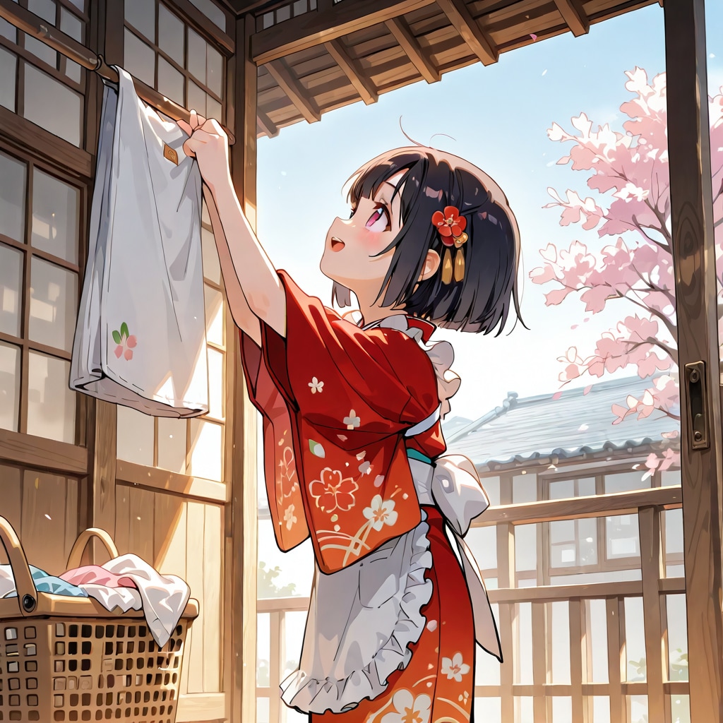 洗濯娘　桜ちゃん