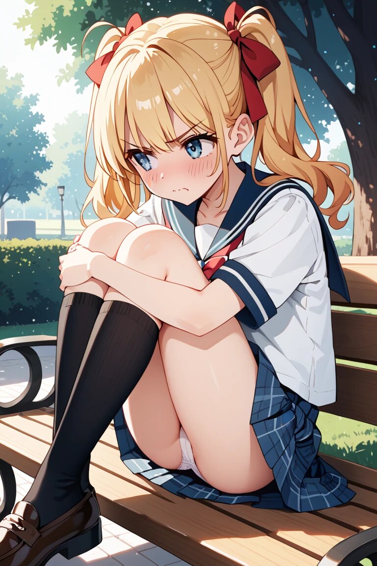 ツンデレな彼女と午後の公園
