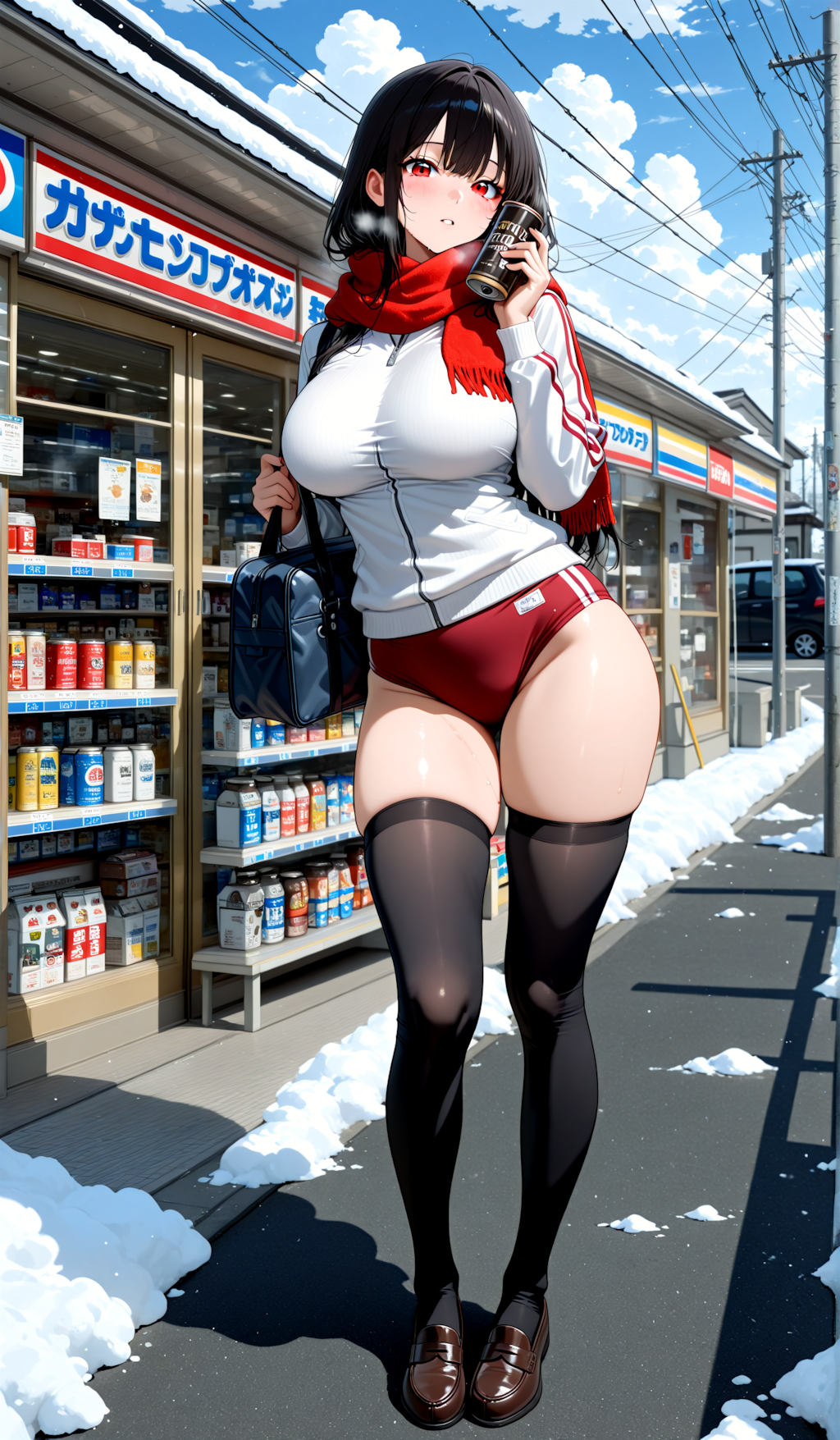 コンビニで寄り道