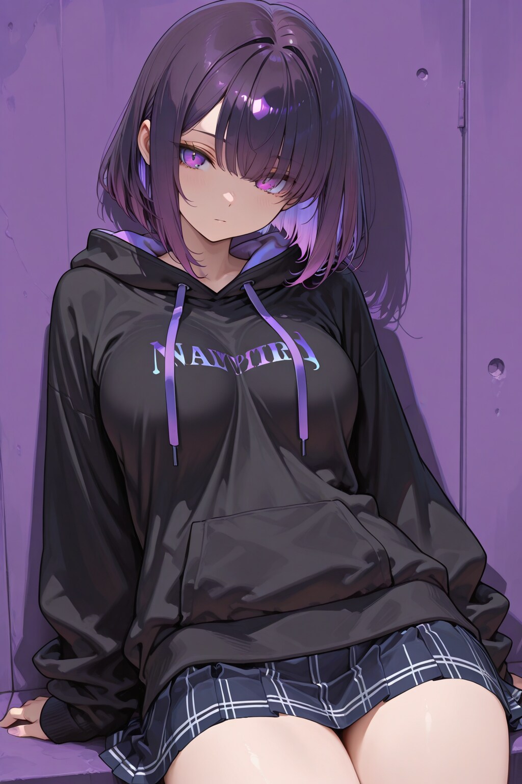 紫色が似合う女の子41 | の人気AIイラスト・グラビア