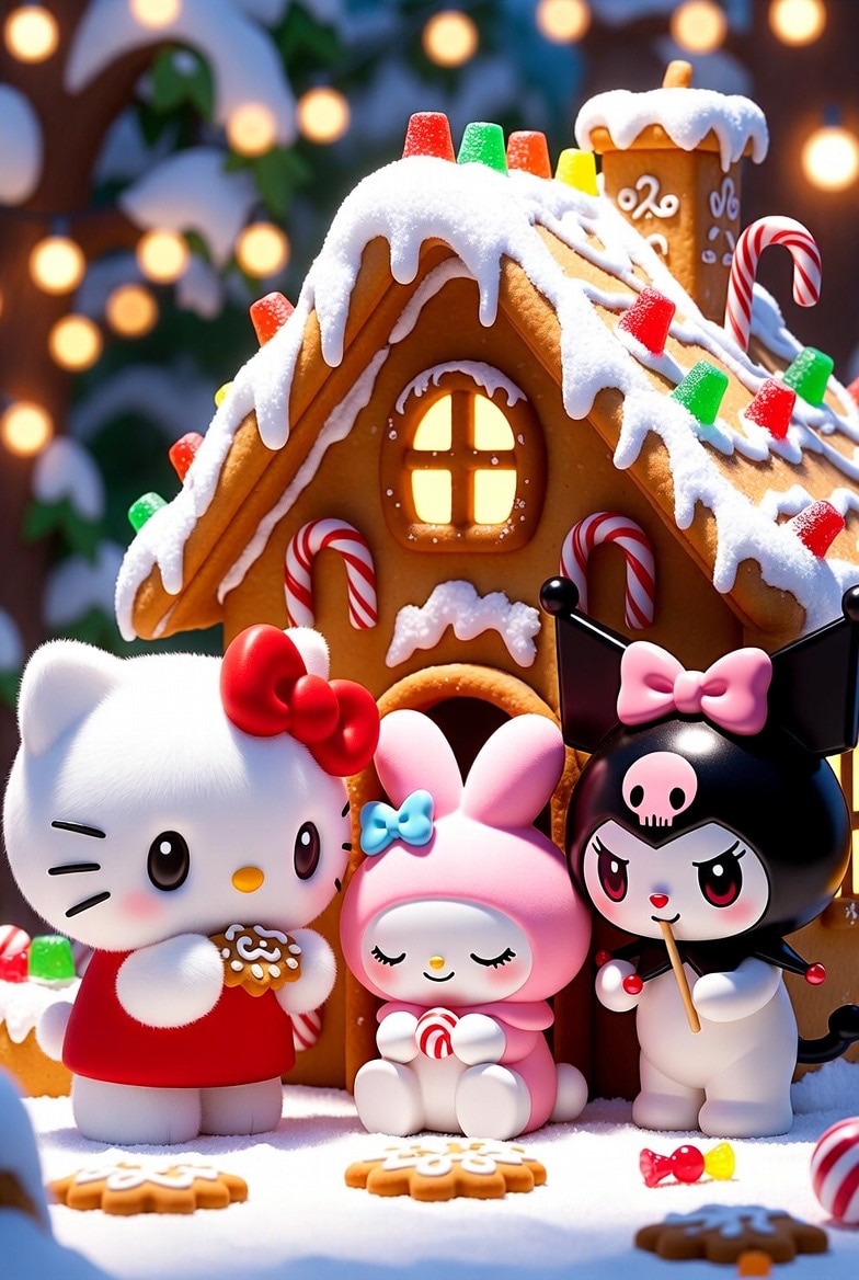 Hello Kitty & My melody & Kuromi | の人気AIイラスト・グラビア