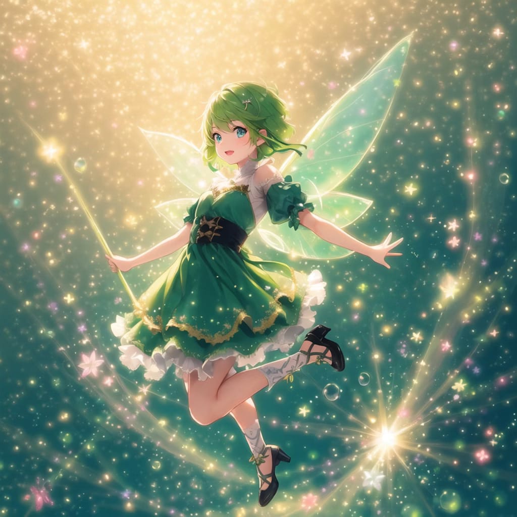 森の妖精さん（現在と過去絵）