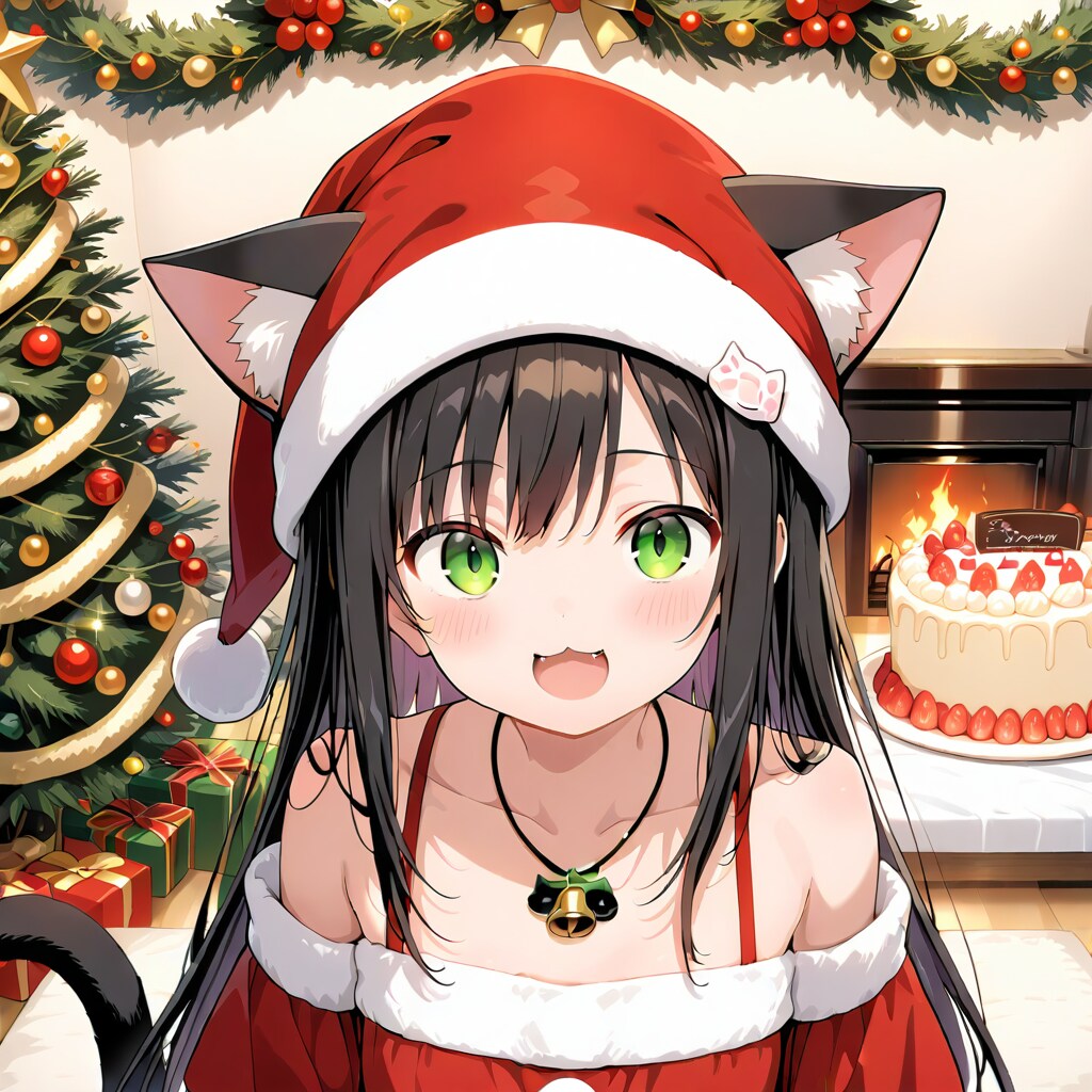 猫と過ごすクリスマス【其ノ三】 | の人気AIイラスト・グラビア