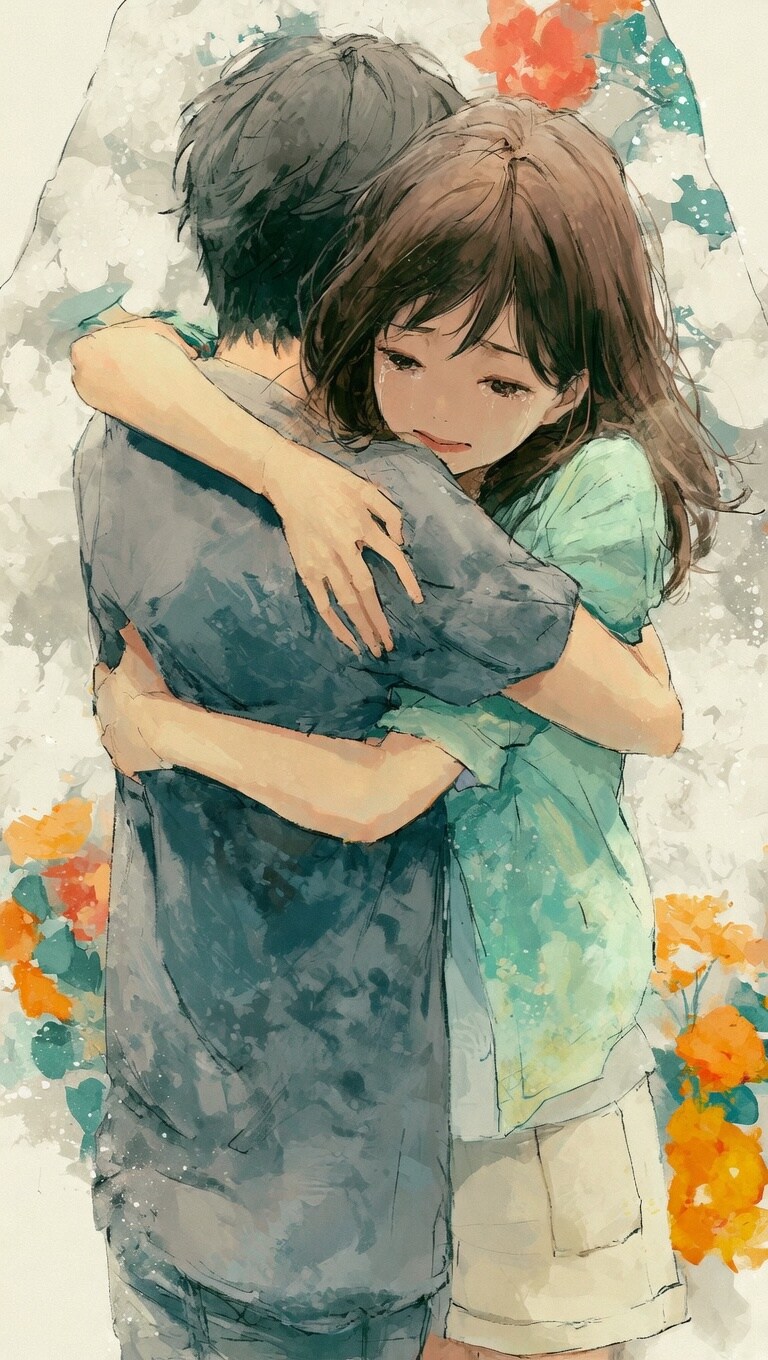 熱い呼吸と、泣いた手の強い力