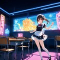 夜の文化際の少女 10枚目